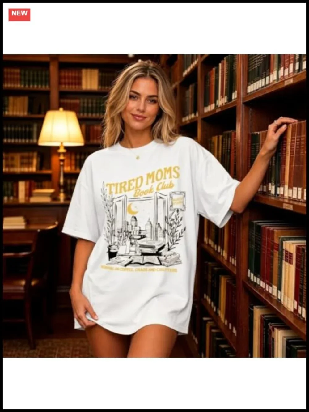 Funny Mom Book Club Graphic Tee, Vintage Oversized Cotton Tee, Casual Summer Top
